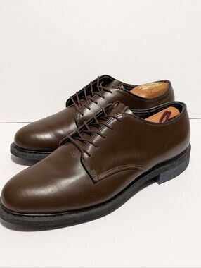 CAPPS COLONEL MEN'S LEATHER OXFORD - BROWN | 90259-A DRESS SHOES 10 D